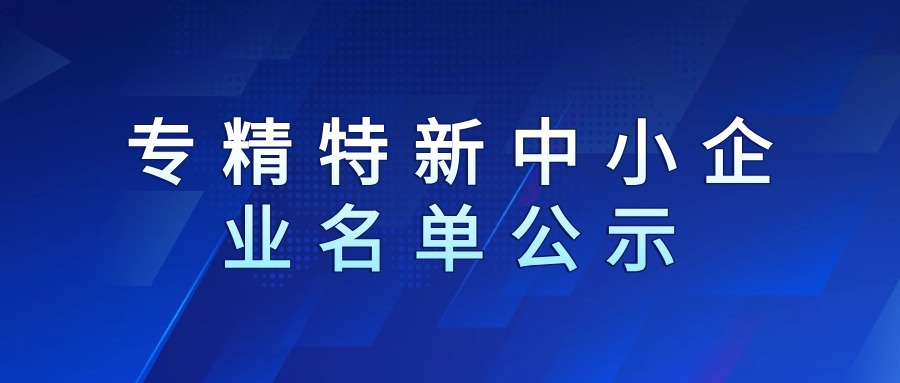 山东省2024年度专精特新中小企业名单公示